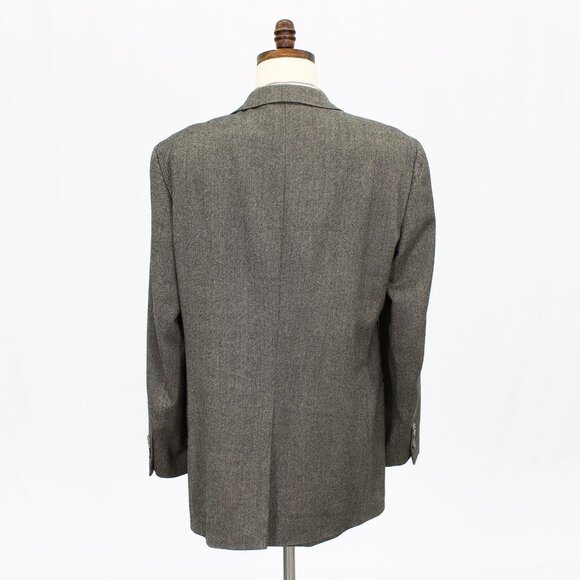 Stafford 44L Beige HB 3-Button Sport Coat Blazer Jacket B969 - Picture 7 of 11